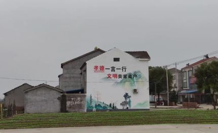霍山新农村墙绘